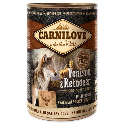Консервирана храна CARNILOVE Dog Wild Meat Venison & Reindeer 400 g