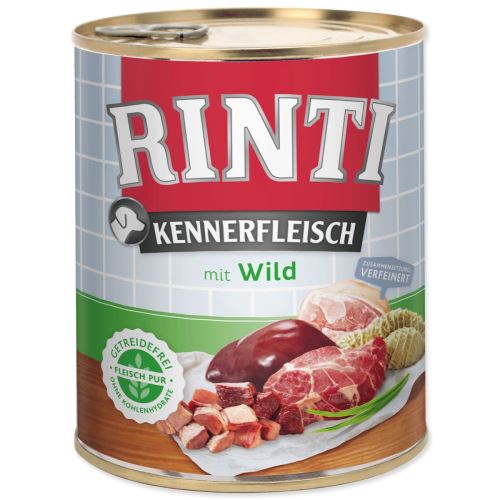 Консервирано еленско месо RINTI Kennerfleisch 800 g