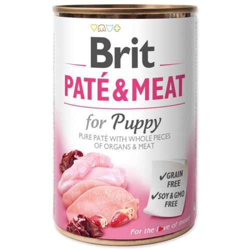 BRIT Пате и месо за кученца 400 г