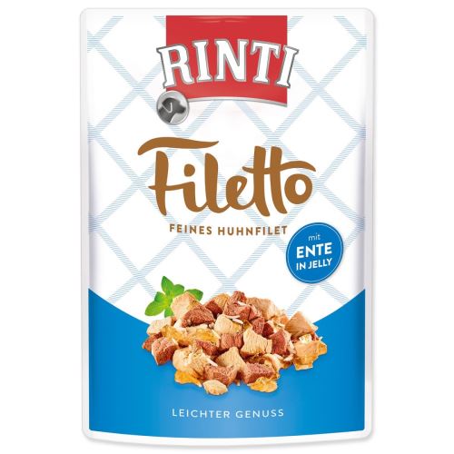 Капсула RINTI Filetto пиле + патица в желе 100 g