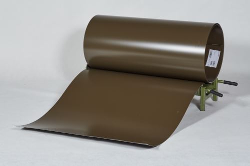 PREFA clr лист на руло 0,7 x 1000mm - Военно кафяво - каки/Военно кафяво - каки+фолия (RAL7013)