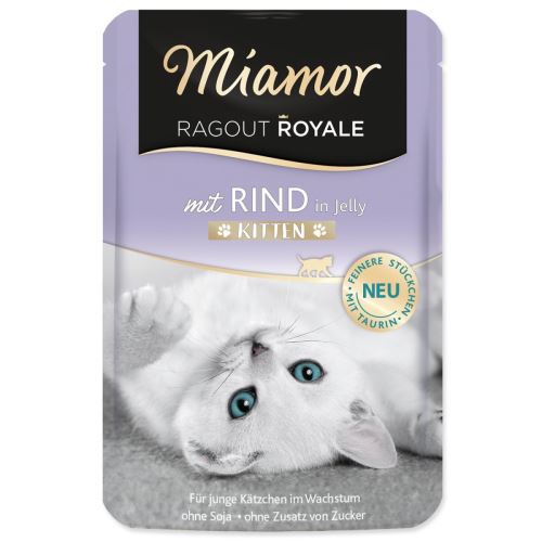 MIAMOR Ragout Royale Kitten говеждо в желе 100 g