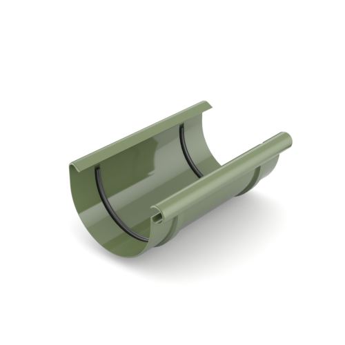 BRYZA Пластмасов съединител за улуци Ø 75 mm, зелен RAL 6020