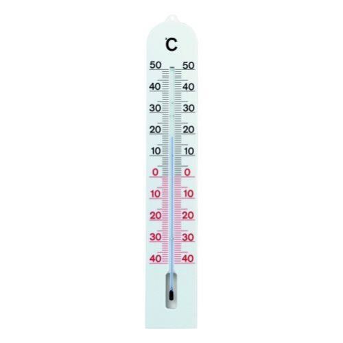 Термометър за външна употреба 40 см, пластмасов, бял