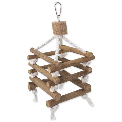 EPIC PET висяща дървена играчка - многостранна стълба 35 см