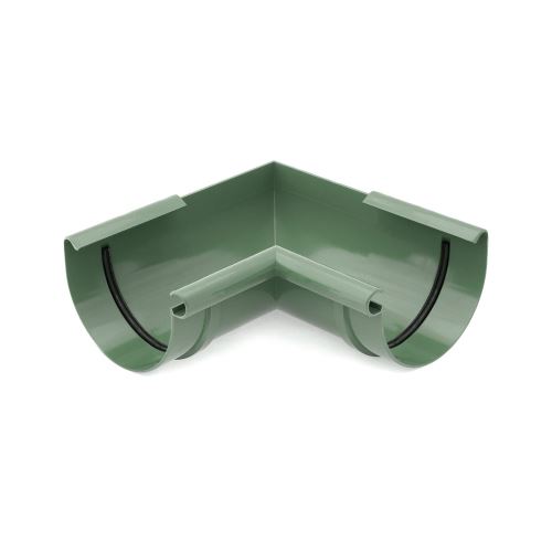 BRYZA Ъгъл на улука от вътрешна пластмаса Ø 75 mm, зелен RAL 6020