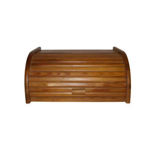 Кутия за хляб 39x28x18cm дървена светъл орех