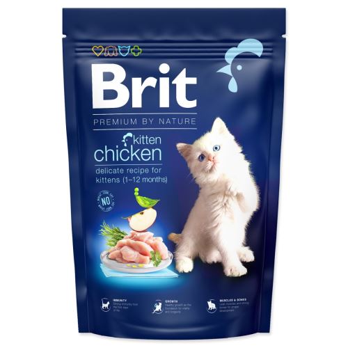 BRIT Premium by Nature Cat Kitten Chicken 1,5 кг