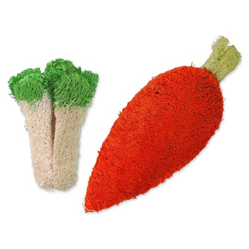 Храна за МАЛКИ ЖИВОТНИ моркови и броколи играчка 2 бр.