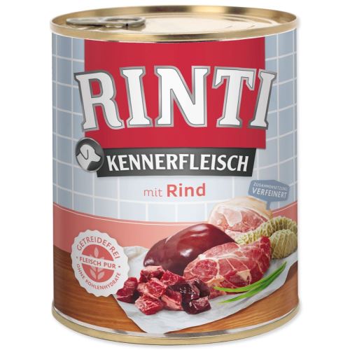 Консервирано говеждо месо RINTI Kennerfleisch 800 г