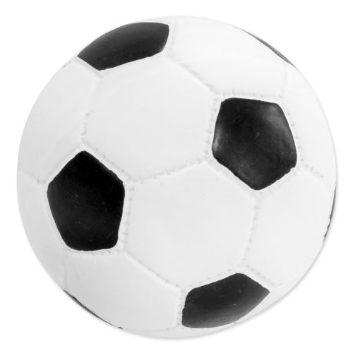 Играчка DOG FANTASY Латексова футболна топка със звук 7,5 см 1 бр.