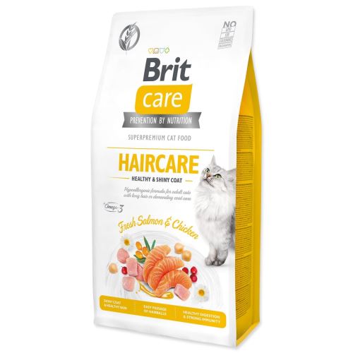 BRIT Care Cat Грижа за козината без зърнени култури Здрава и лъскава козина 7 кг