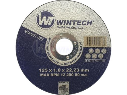 Режещ диск WT WINTECH® Extra 125x1,0x22,2 за метал / опаковка 1 бр.