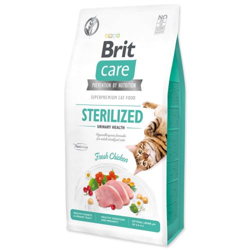 BRIT Care Cat Без зърно, стерилизирана, за здраве на пикочните пътища 7 кг