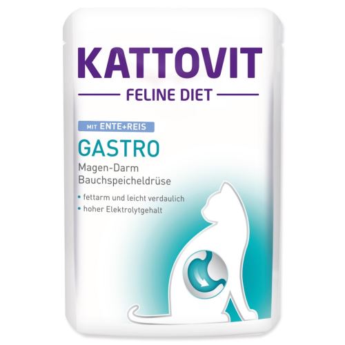 Капсула KATTOVIT Gastro патица + ориз 85 g