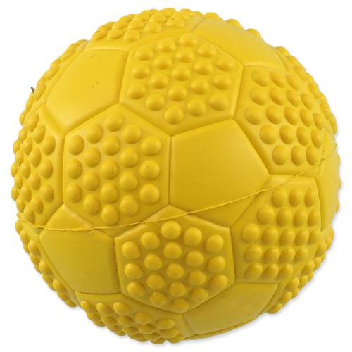 Топка DOG FANTASY футболна топка с шипове писклива микс от цветове 7 см 1 бр.