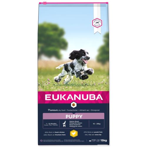 EUKANUBA Кученце средна порода 15 кг