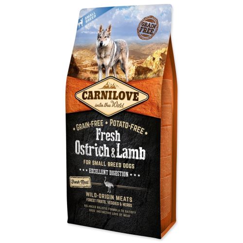 Храна Carnilove Dog Small Breed Fresh Ostrich & Lamb 6kg