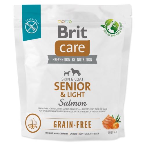 BRIT Care Dog Без зърнени култури Senior & Light 1 кг
