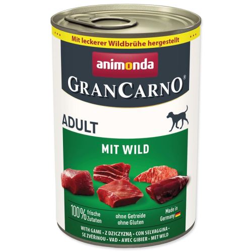 Консерви Animonda Gran Carno Adult с дивеч 400g