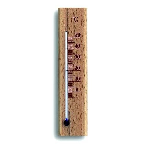 Стаен термометър дървен 15cm