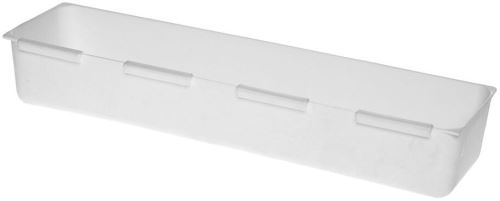 Пластмасов органайзер за чекмеджета бял 30x8x5cm