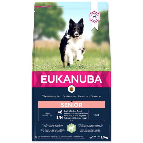 EUKANUBA Senior Small & Medium Breed Lamb 2,5 кг