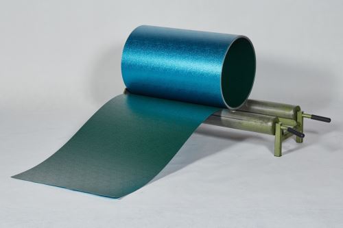 PREFA алуминиева ламарина Prefalz 0,70 x 1000 mm, мазилка, мъхово зелено (RAL6005)