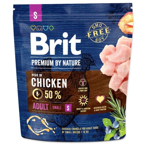 BRIT Premium by Nature Adult S 1 кг