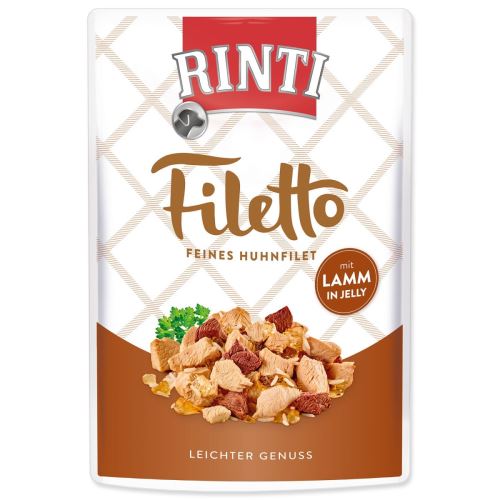 Капсула RINTI Filetto пилешко + агнешко в желе 100 g