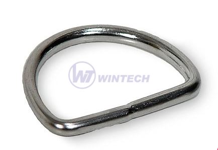 D пръстен заварен 3,5x25mm, неръждаема стомана A2 / опаковка 40 бр.